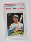 1989 Topps Traded Card #41T KEN GRIFFEY JR. ROOKIE RC Graded PSA 8 NM-MT