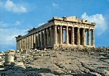 Athens Acropolis Parthenon, Greetings from Little Cairo Postcard