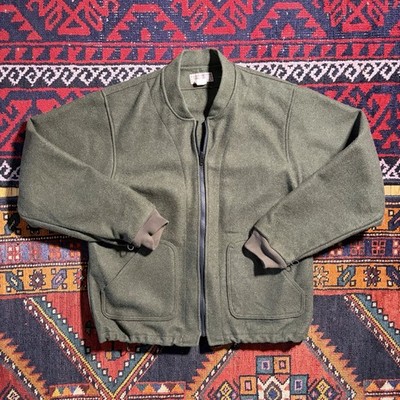 Vintage 90s 00s Filson Heavyweight Wool Bomber Liner Jacket Style 