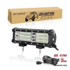 9" 270W Quad-Row Off Road LED Work Light 1 x 270W Led light bar wiring kit