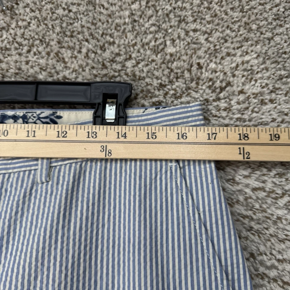 Polo Ralph Lauren Pants Mens 32x30 Blue White Seersucker Stripe Summer Casual - Image 4 of 4