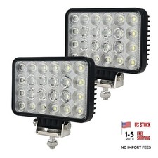 LED Tractor Work Lights 2 Pack 144W, 6 Inch 11000Lms Combo White Light - 144W