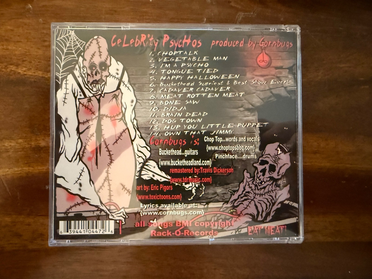 Cornbugs Celebrity Psychos Rock 1 Disc CD for sale online | eBay