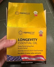 6 Bottles 21ml Nanogize LONGEVITY ESSENTIAL OIL Deep Penetrating Dau Vang Cua My