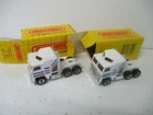 Matchbox Superfast MB45 Kenworth Aerodyne- Lesney & Macau bases, grid boxes