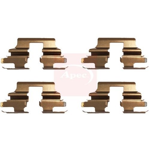 Apec Brake Pad Fitting Kit KIT1058 Premium OE Quality Part - Image 5