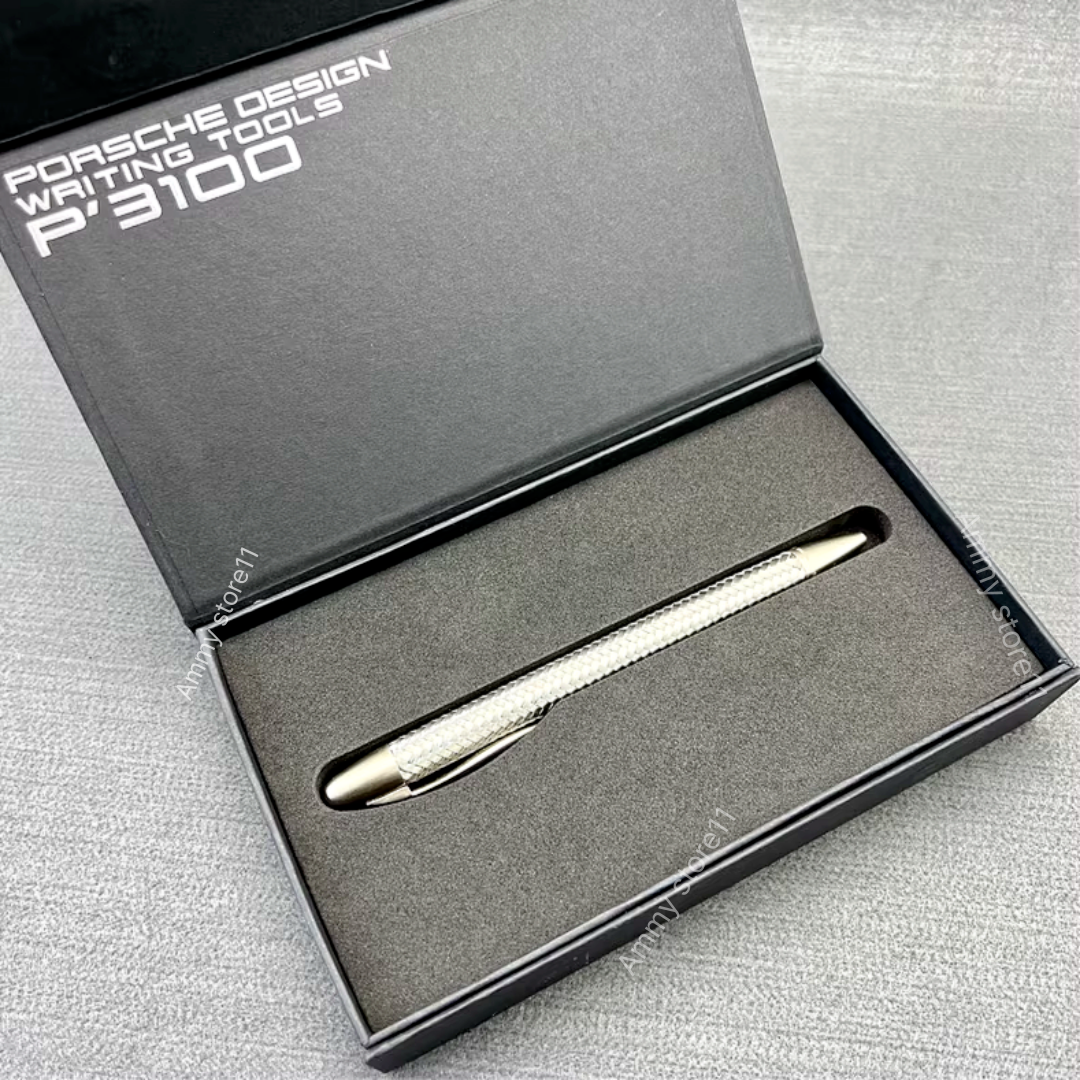 Rare Porsche Design Tec Flex P3100 Braided Weave Ballpoint Pen