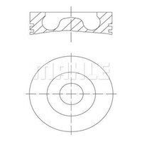 Mahle Kolben FüR Ford Fiesta VI B-Max 1.6 Tdci CitroëN Berlingo 039 PI 00113