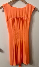 Loft Women’s Fluorescent Orange Dress Size 6