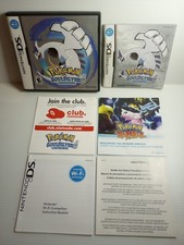 Pokemon Soul Silver Version Nintendo DS Authentic Case Manual Inserts ONLY