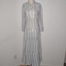 NWT Raga Women's White/Blue Striped Dress Size XS
