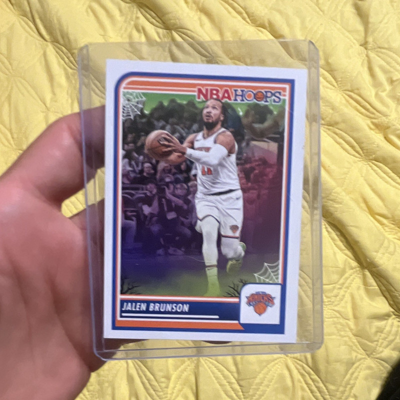 Panini 2023-24 NBA Hoops Haunted Hoops Jalen Brunson #242 New York Knicks