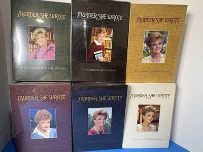Murder She Wrote Seasons  5 6 7 8 11  12 DVD Box Sets FACTORY SEALED NEW!!
