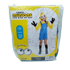 NEW Minions Toddler Costume Size 3 - 4 Years 4 Piece Halloween Despicable Me
