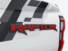 2024-2026 Ford Ranger Raptor Tailgate Emblem Insert - Official Licensed Product