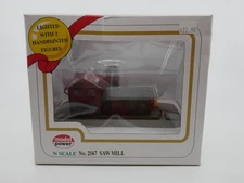 Model Power N Scale Building Lighted SAW MILL 2567