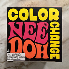 Schylling NeeDoh Pink Color Changing Squeeze Ball, Multicolor Gel, REAL