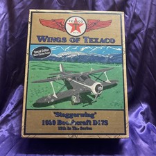 Wings of Texaco Staggerwing 1939 Beechcraft D17S Set 12th in Series Black Chrome