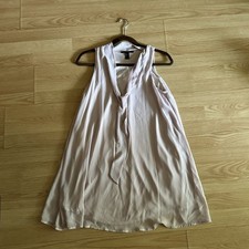 Forever 21 Light Pink Tie Swing Mini Dress Small