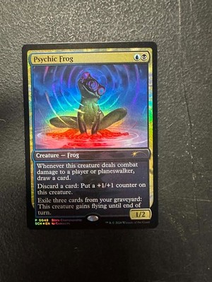 MTG: Secrets Of Strixhaven PSYCHIC FROG FOIL STORE CHAMPIONSHIP PROMO In  Hand | eBay