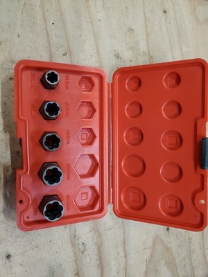 Craftsman 5 Piece Bolt-Out Damaged Bolt/Nut Remover Set USA #3, 5, 7, 9, 10