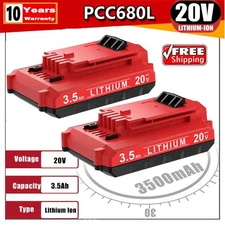 1-4X 20 Volt for Porter Cable 20V MAX 3.5Ah Lithium Battery PCC685L PCC680L