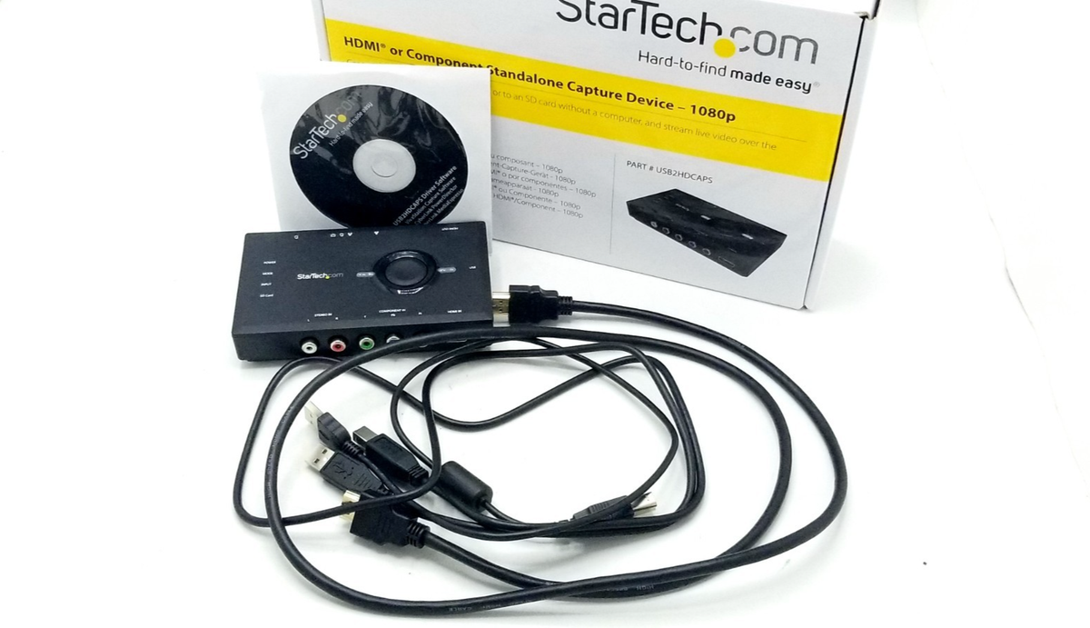 ビデオチャプター StarTech USB2HDCAPS HDMI or Component Standalone 1080p Capture