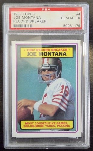 1983 Joe Montana #4 PSA 10