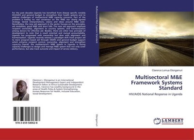 Multisectoral M&E Framework Systems Standard Clarence Lomua Olongamuri