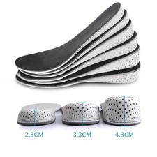2PCS EVA Height Increase Insole Deodorant Breathable Memory Foam Pads Invisible