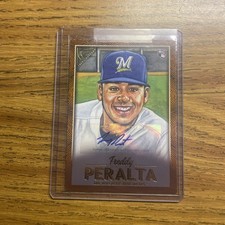 Freddy Peralta 2018 Topps Gallery Rookie Autograph 17/25