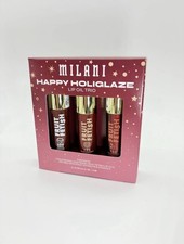 MILANI Happy Holiglaze FRUIT FETISH Lip Oil Trio Cranberry Currant Blackberry
