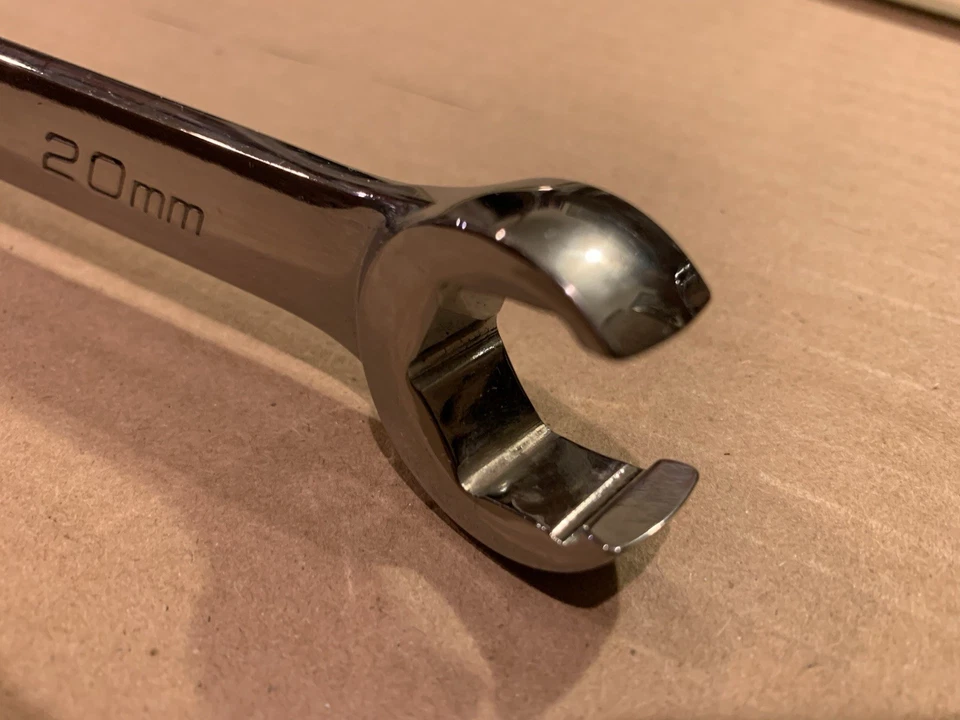 Llave combinada de tuerca acampanada de extremo abierto Snap On RXSM20B 20 mm. Estado nuevo Foto 3 de 4