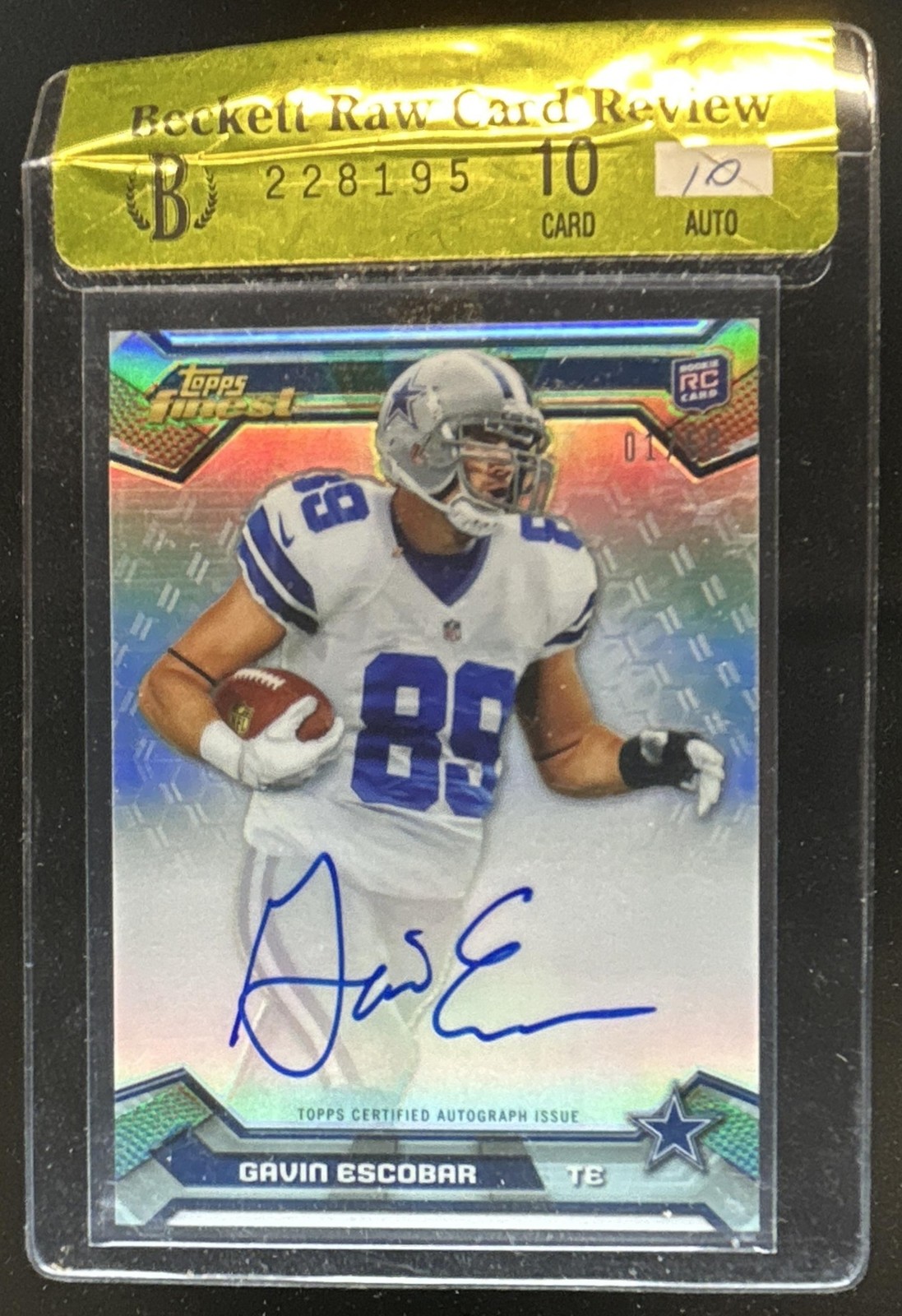 Gavin Escobar Finest #133 Autograph-Refractor