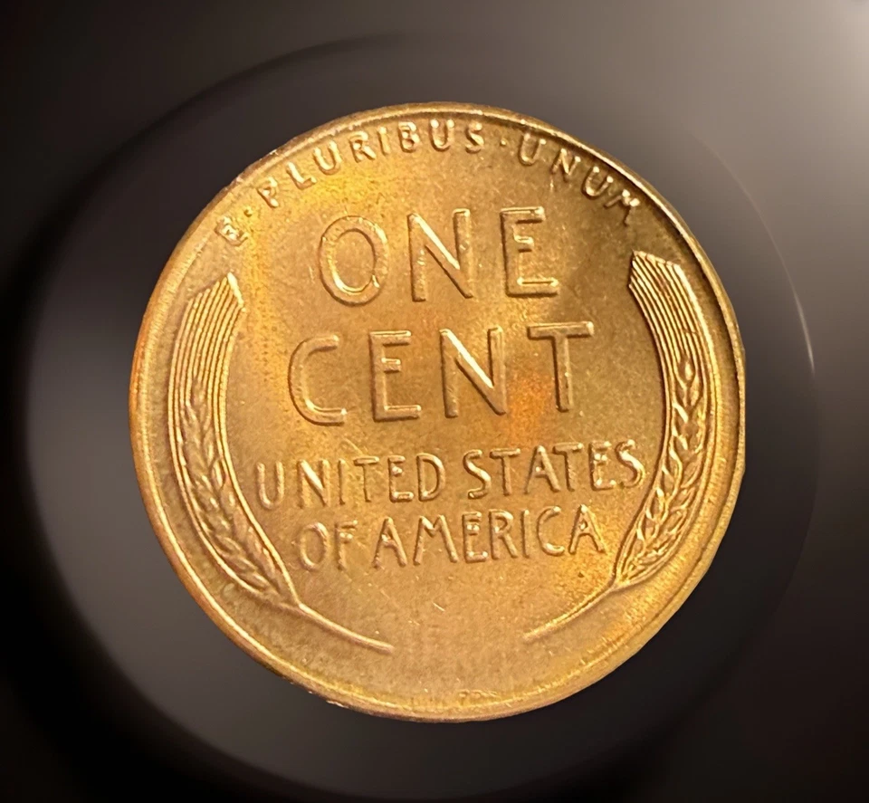 ✔️1955 LINCOLN PENNY Brilliant BU MS WDDO-003 MAJOR CRACKED SKULL POOR MANS DDO  - Image 2 of 4