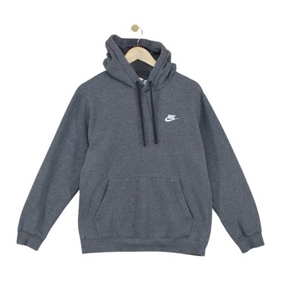 Nike Club Hoodie Herren Gr. S Grau Freizeit Pullover Active