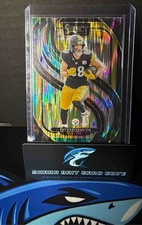 2024 Panini Select Pat Freiermuth #186 Premier Green and Yellow Prizm Shock