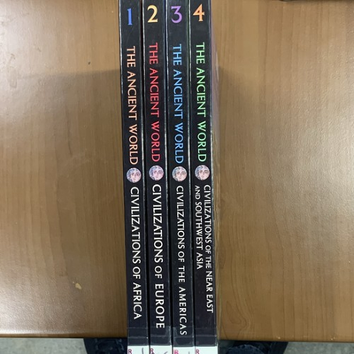 #ad The Ancient World 4 Vol Hardcover Set Africa Europe Americas ExLib $75.00