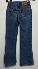 Vintage Levi  s 517 Girls 10 Slim 22x25 Flare Bootcut Medium Wash Jeans