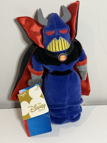 Disney Store Toy Story 2 Zurg 8" Plush Mini Bean Bag Doll, Rare With Tags