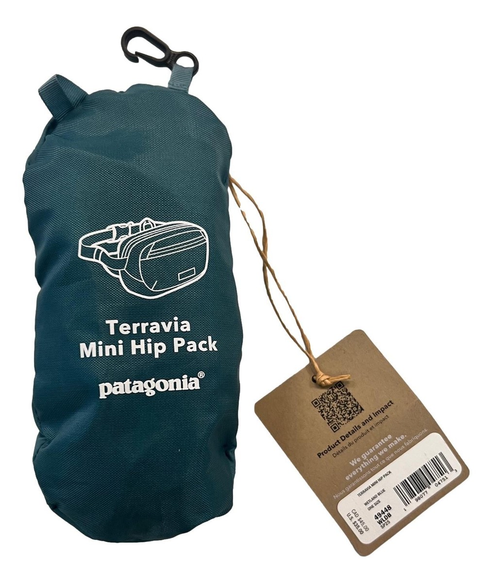 Patagonia Terravia Mini Packable Hip Pack (1L, Wetland Blue) | eBay