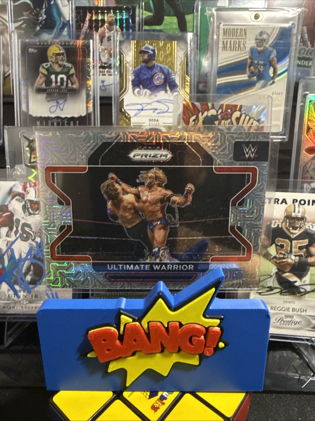 2022 Panini Prizm WWE Ultimate Warrior #93 /25 MOJO Prizm