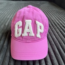 Baby GAP Pink S/M Cute GIRLS BASEBALL CAP HAT White LOGO PINK 51cm