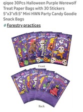Halloween Paper Goidie Bags 30 Pcs