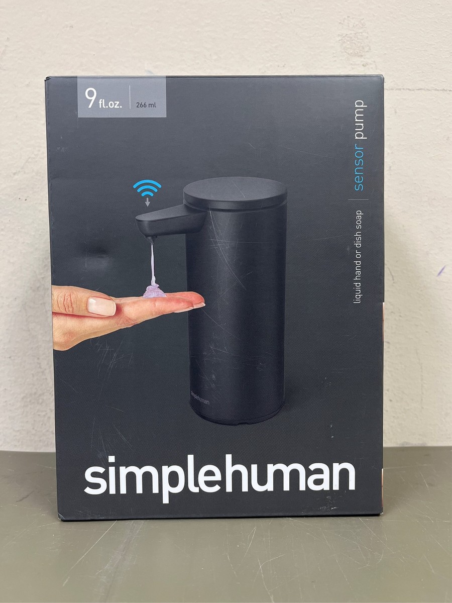 Simplehuman 9 oz Sensor Pump, Touch-Free Hand Soap Dispenser