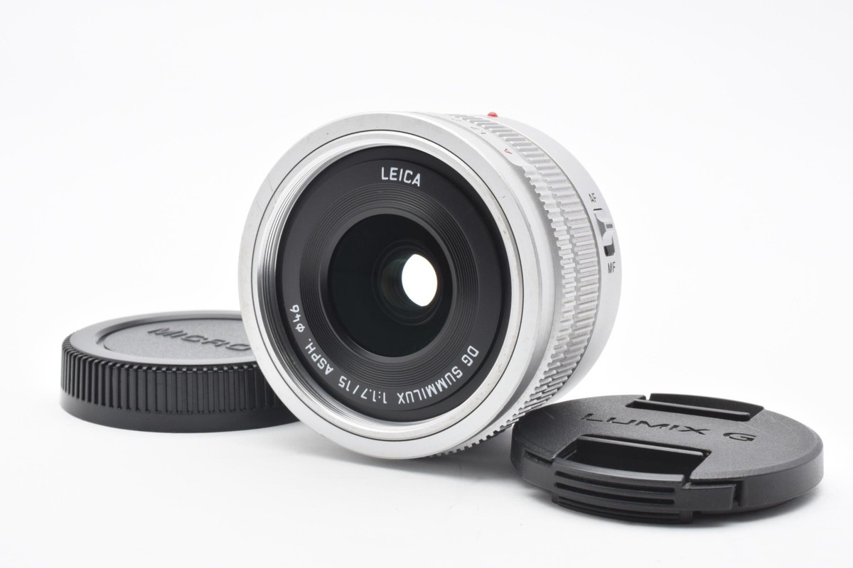Panasonic LEICA SUMMILUX 15mm F1.7 シルバー Panasonic Leica DG SUMMILUX 15mm f/1.7 ASPH Lens Silver Micro Four