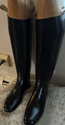 Excellent  Vintage Peal & Co. England Women’s SZ 10 Black Riding boots W/trees