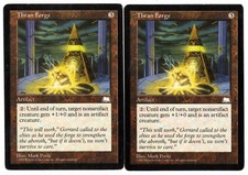 Thran Forge - Weatherlight 1997 MTG Artifact Uncommon LP X 2 B