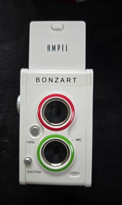 Premium White Bonzart Ampel ''Digital Lofi Lomography Twin Lens'' Camera 