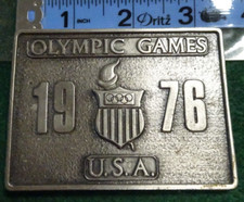 Vintage 1976 Olympic Games Belt Buckle